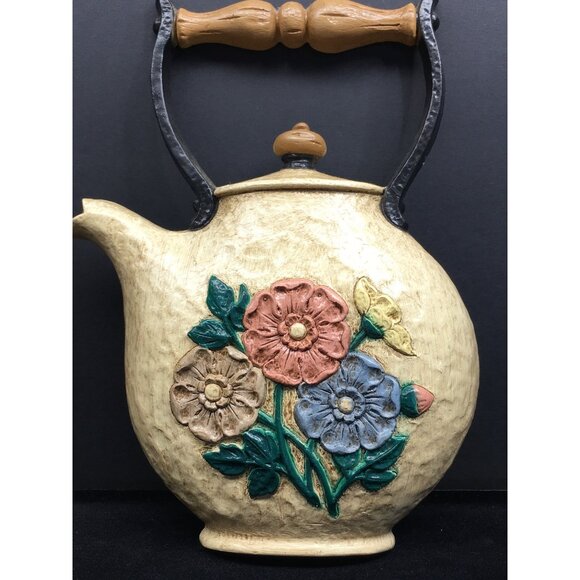 Vintage Home Interiors Kitchen Wall Decor Coffee Pot Kettle Skillet - Set of 3 - Picture 4 of 16